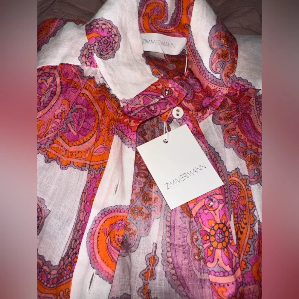 Zimmerman Peggy Billow Blouse 0/XS - Picture 3 of 3